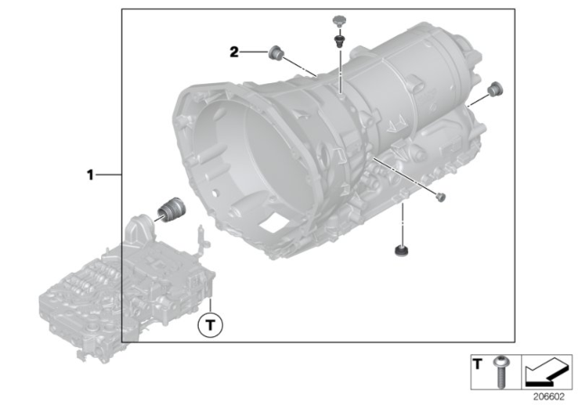 2015 BMW 640i Small Parts (GA8HP45Z) Diagram