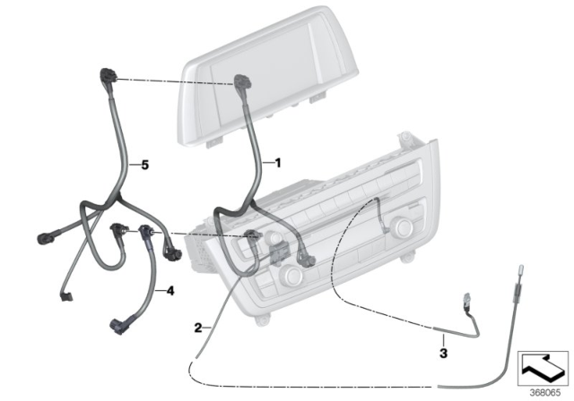 2015 BMW 428i Wiring Set Diagram