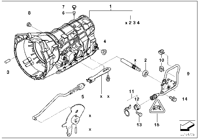 2001 BMW 325i Housing With Mounting Parts (A5S325Z) Diagram