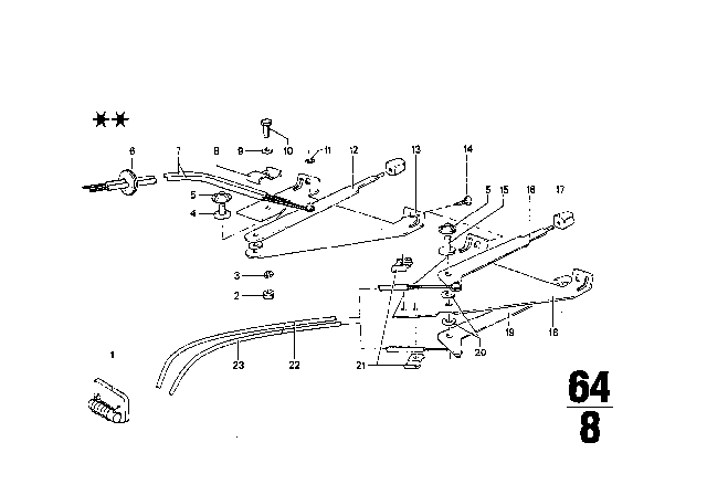 1969 BMW 1602 Resistor Diagram for 64111351507