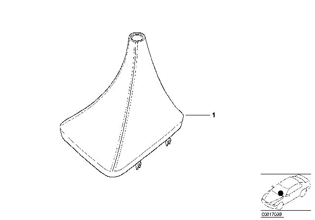 1993 BMW 325i Individual Leather Boot Diagram