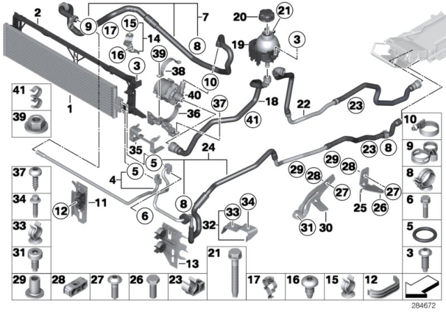 2013 BMW ActiveHybrid 7 Screw, Self Tapping Diagram for 34306771214