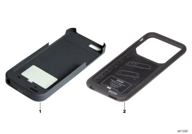 2016 BMW 428i Cover For Wireless Charging Diagram