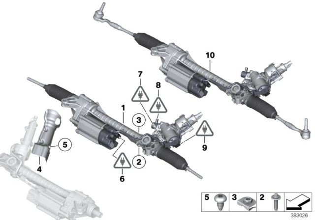 2015 BMW 550i Electrical Steering Diagram