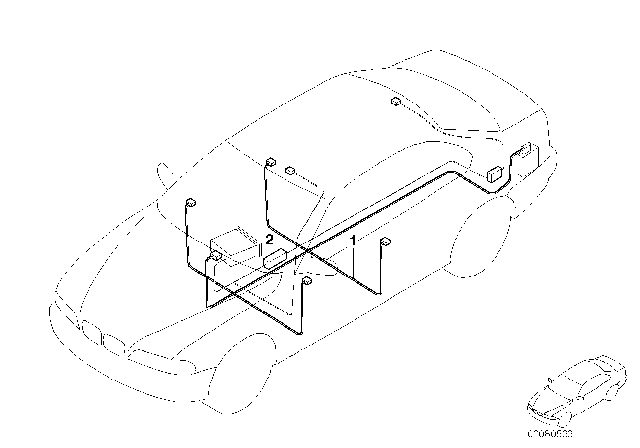 2001 BMW 325i Audio Wiring Harness Diagram 2