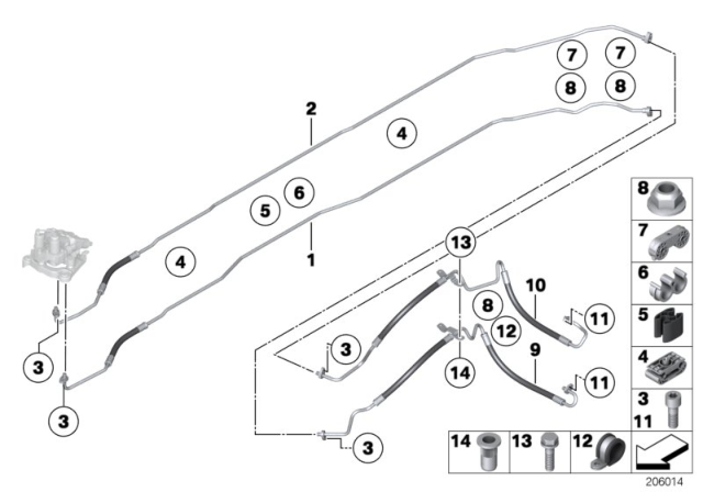 2011 BMW 740i Add-On Parts / Dynamic Drive Diagram