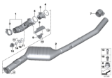Diagram for BMW Muffler Hanger Straps - 18307802829