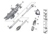 Diagram for BMW 750i Steering Column - 32306894879