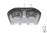 Diagram for BMW X1 Speedometer - 62108794205