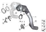 Diagram for 2014 BMW 550i Catalytic Converter - 18327645440