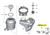 Diagram for BMW Power Steering Reservoir - 32416851218