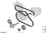 Diagram for BMW X5 A/C Idler Pulley - 11287799859