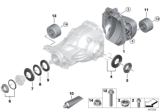 Diagram for BMW 750Li Differential Cover - 33117573816