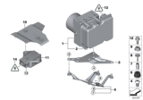 Diagram for BMW ABS Control Module - 34516856926