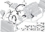 Diagram for BMW 335xi Cooling Hose - 11537545665