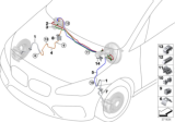 Diagram for BMW Hydraulic Hose - 34306894453