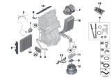 Diagram for BMW HVAC Heater Blend Door Actuator - 64119319037