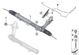 Diagram for BMW X5 M Steering Gearbox - 32106788974