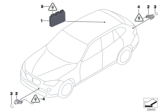 Diagram for BMW Parking Assist Distance Sensor - 66208050152