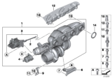 Diagram for BMW Exhaust Manifold - 11657634486