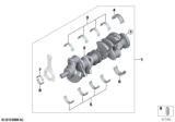 Diagram for BMW Crankshaft Thrust Washer Set - 11217537734