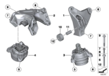 Diagram for BMW 528i Engine Mount - 22116777365