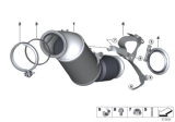 Diagram for BMW X4 Catalytic Converter - 18328685969