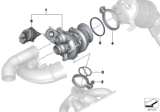 Diagram for BMW Turbocharger - 11659494375