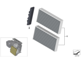 Diagram for BMW X1 Cabin Air Filter - 64116823726