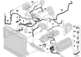 Diagram for BMW X6 Cooling Hose - 17127576358