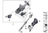 Diagram for BMW 550i Steering Column - 32306791266