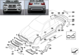 Diagram for BMW X3 Parking Assist Distance Sensor - 66202180147