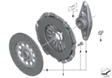 Diagram for BMW Pressure Plate - 21207587368