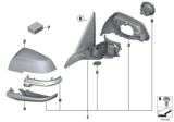 Diagram for BMW Mirror Cover - 51167292745