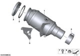 Diagram for BMW i8 Catalytic Converter - 18328600278