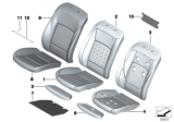 Diagram for BMW Seat Cushion Pad - 52106981764