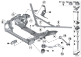 Diagram for BMW 330i Radius Arm Bushing - 31120393540