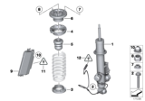 Diagram for 2014 BMW 535i xDrive Shock Absorber - 37126796859