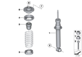 Diagram for 2015 BMW 535i xDrive Shock Absorber - 33526789379
