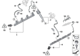Diagram for BMW Fuel Injector - 13538616079
