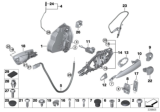 Diagram for BMW 325i Door Lock Cylinder - 51217162427
