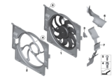 Diagram for BMW Cooling Fan Assembly - 17112284887