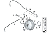 Diagram for BMW Brake Booster Vacuum Hose - 11667601021