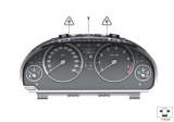 Diagram for BMW 535i xDrive Instrument Cluster - 62106993487