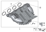 Diagram for BMW 528i Intake Manifold Gasket - 11612297462