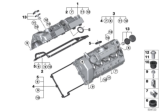 Diagram for BMW 550i Valve Cover Gasket - 11127513195