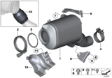 Diagram for BMW X5 Catalytic Converter - 18308512287