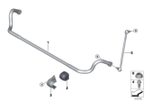 Diagram for BMW X1 Sway Bar Bracket - 31306787017