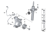 Diagram for 2020 BMW X4 Shock Absorber - 31306880606
