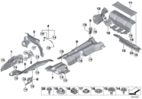Diagram for BMW 740i Exhaust Heat Shield - 51487340213
